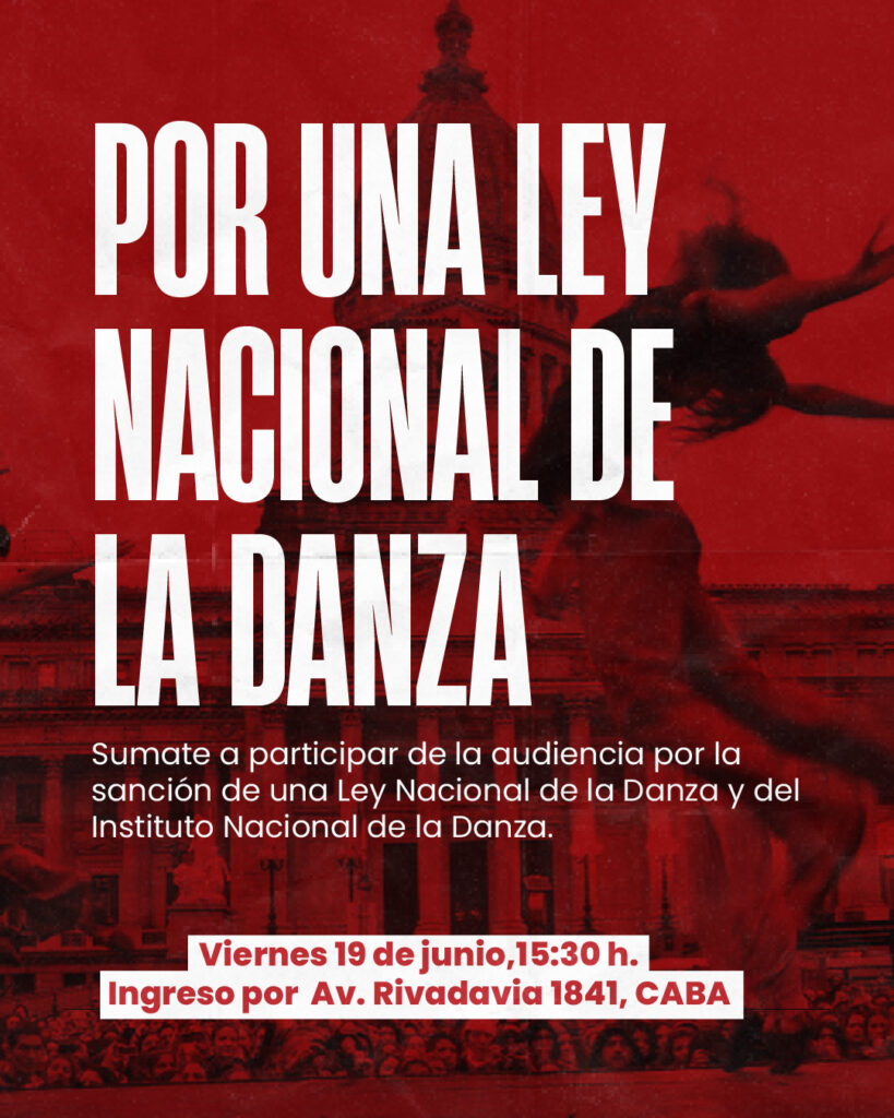 Audiencia pública por la Ley Nacional de la Danza en la Cámara de Diputados