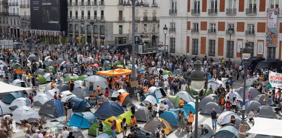 Pitrola: “A la española Maricarmen la rescató un acampe de la juventud madrileña, acá los endeudados y sin techo tienen que organizarse para luchar”