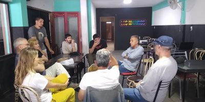 Néstor Pitrola en Chacabuco