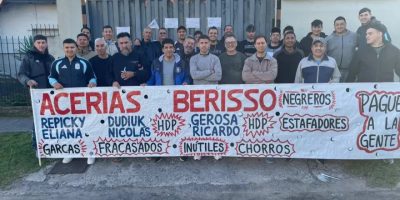 Trabajadores Acerías Berisso