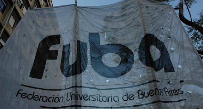 La FUBA se moviliza por la masacre de Oaxaca y denuncia el silencio del Rectorado de la UBA
