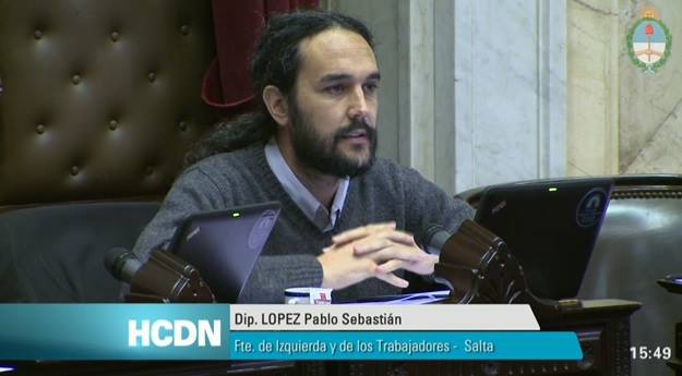 Pablo López: “Cambiemos bloquea la prórroga de la Ley 26.160 que impide los desalojos de las comunidades originarias”