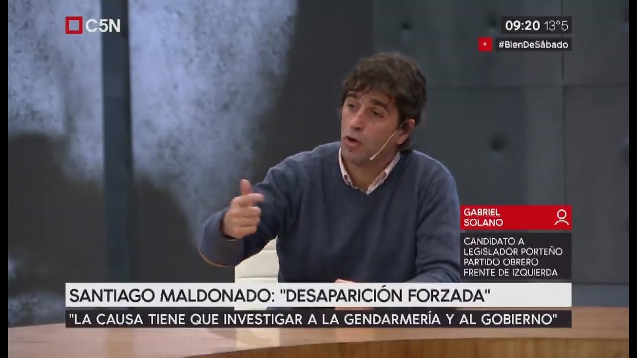 Gabriel Solano: «La Justicia debe convocar a declarar a Carrió»