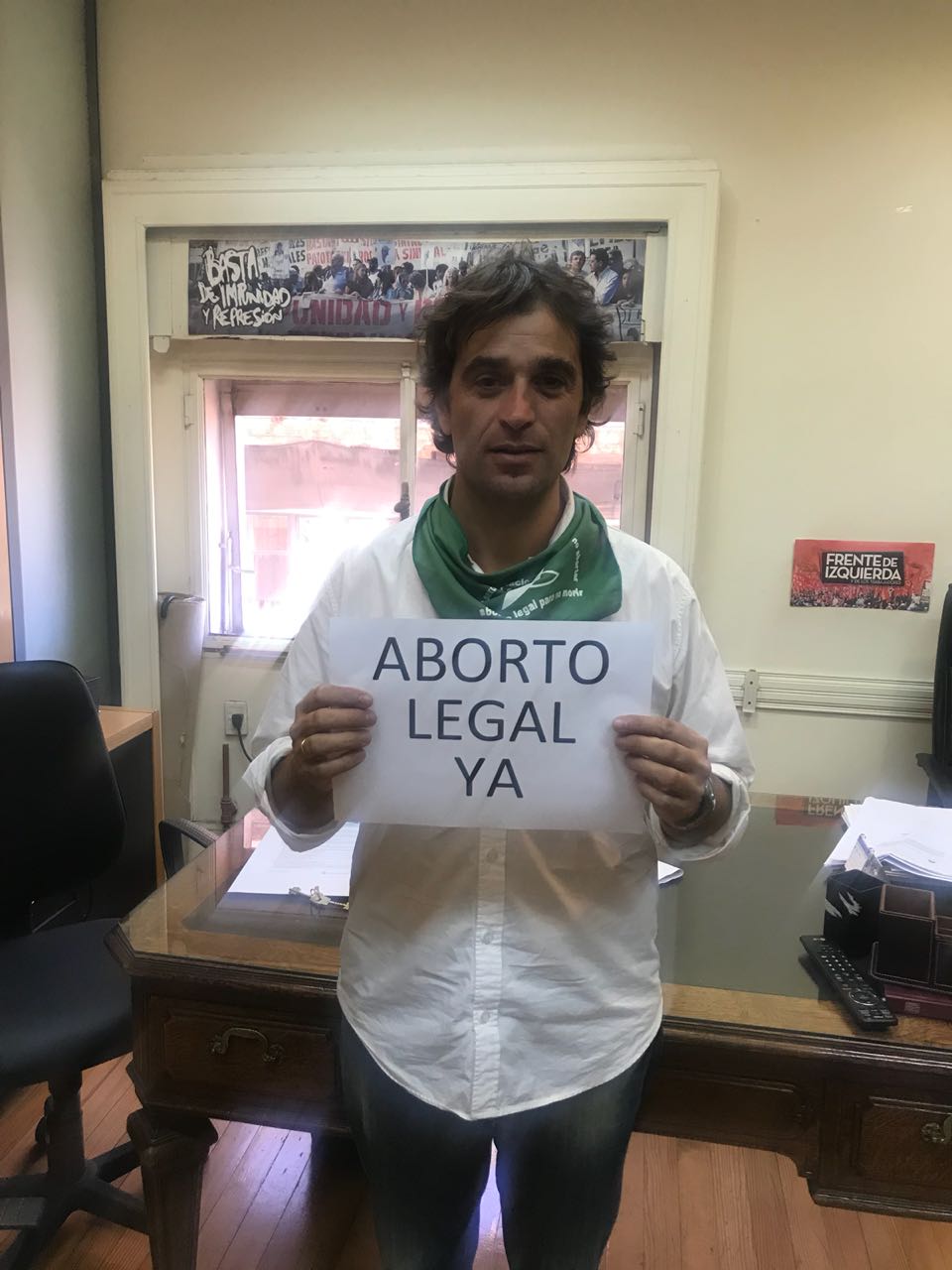 Gabriel Solano reclamó la inmediata aprobación del aborto legal, seguro y gratuito