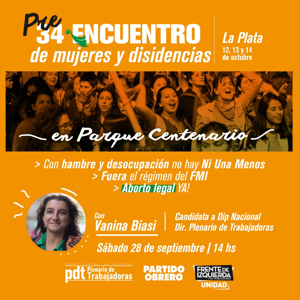 [Mujer] Sábado, actividad en Parque Centenario en el Día latinoamericano y del caribe por el aborto legal