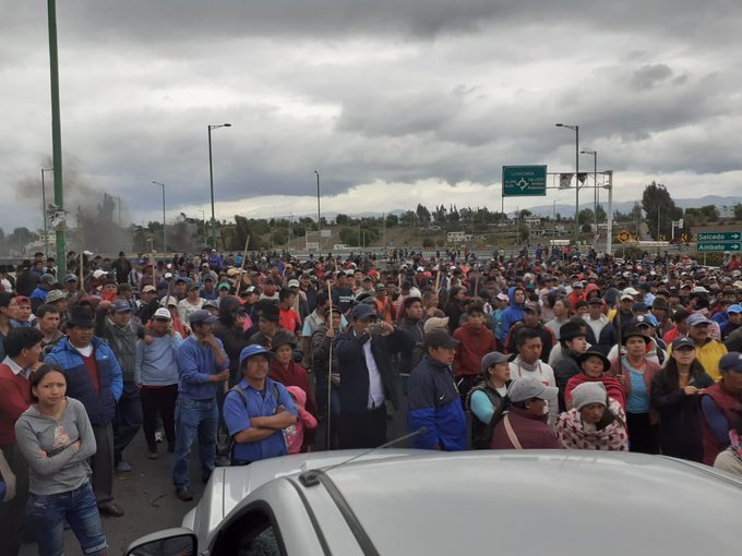 El Frente de Izquierda – Unidad se moviliza en apoyo a la rebelión ecuatoriana