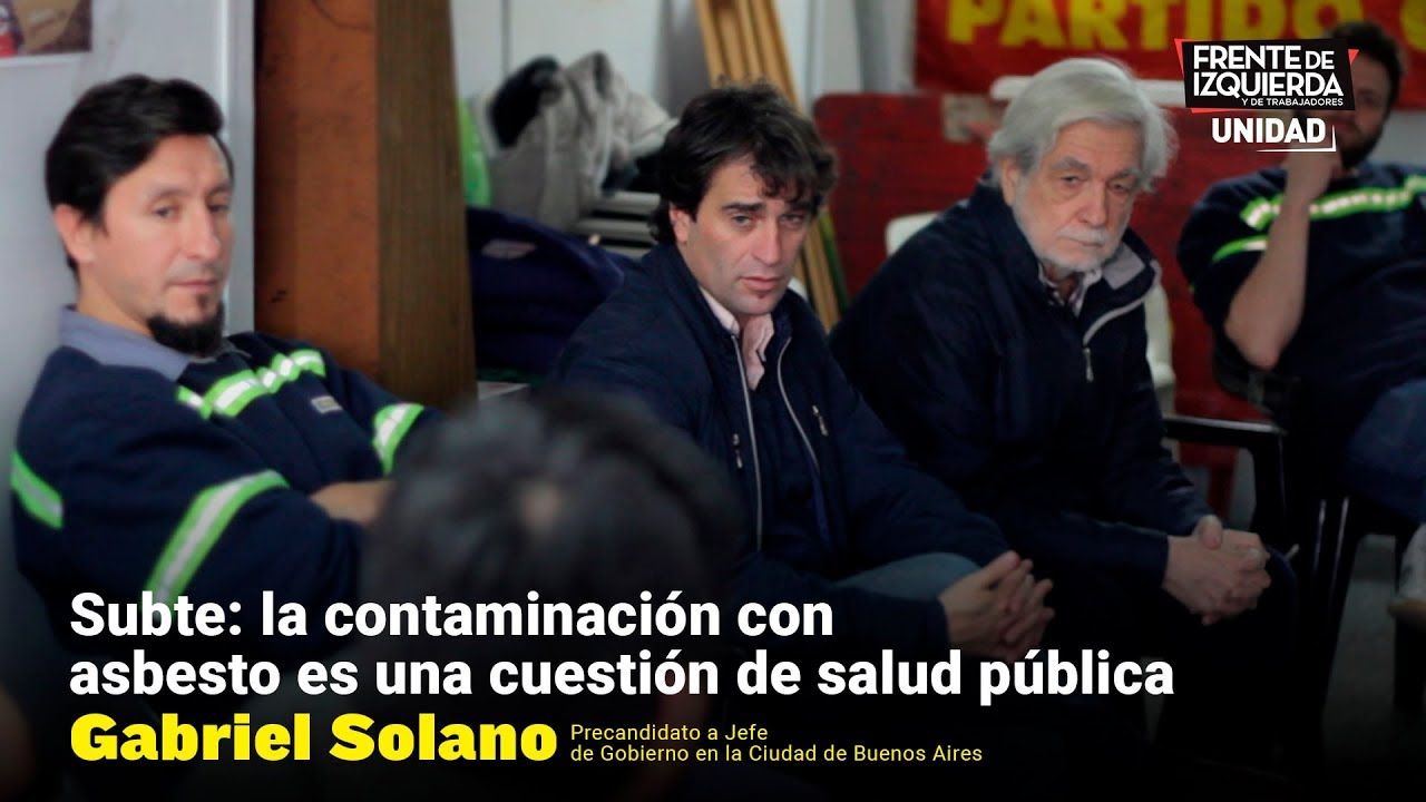 {ASBESTO} Solano: “Macri y Larreta son responsables de la compra de vagones contaminados”