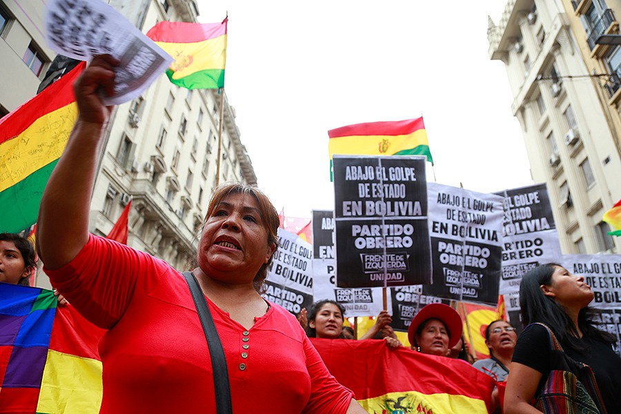 Viernes 17h, acto por la derrota del golpe de Estado en Bolivia