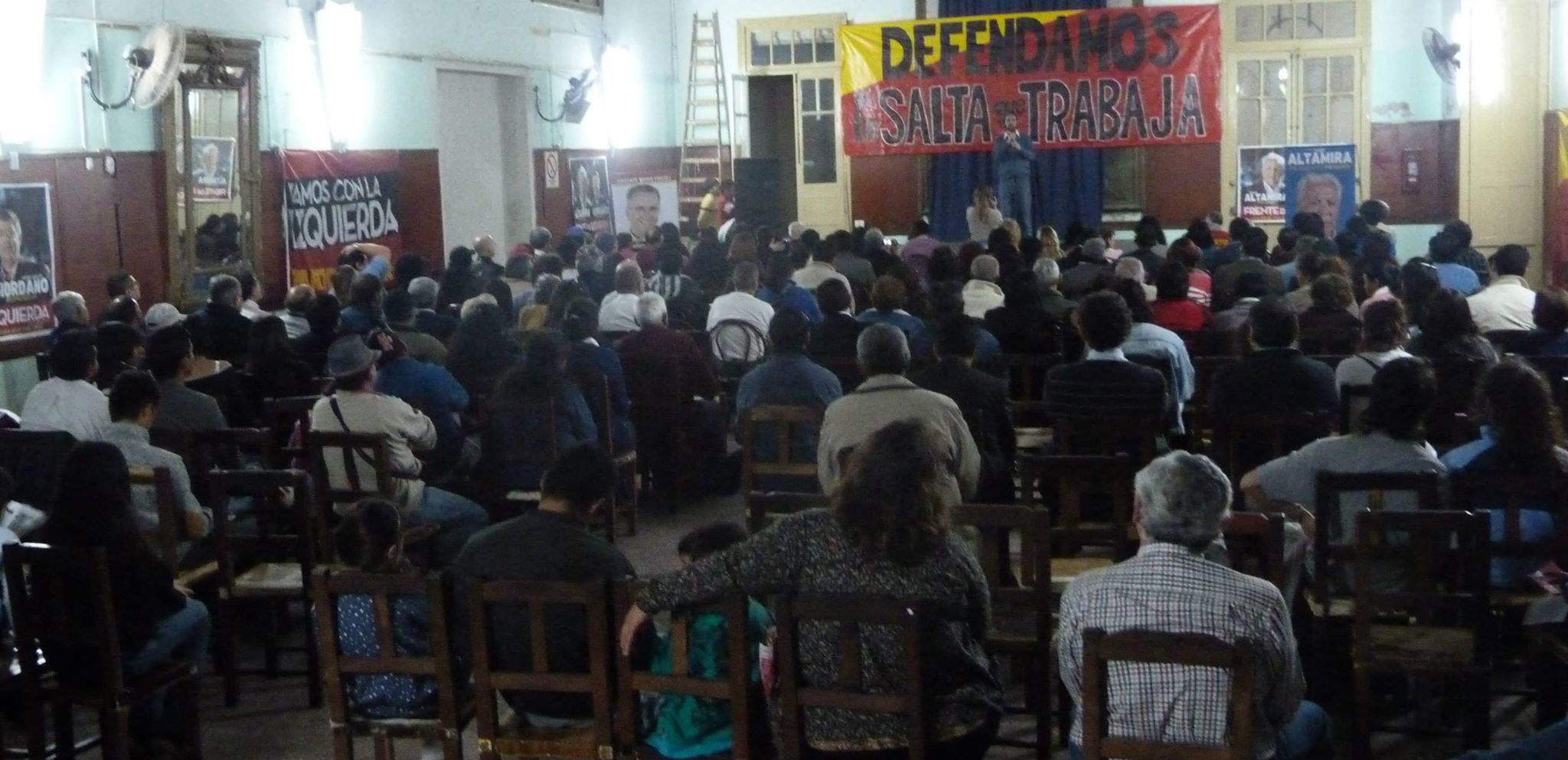 Masivo acto del Partido Obrero en Salta con la presencia de Jorge Altamira