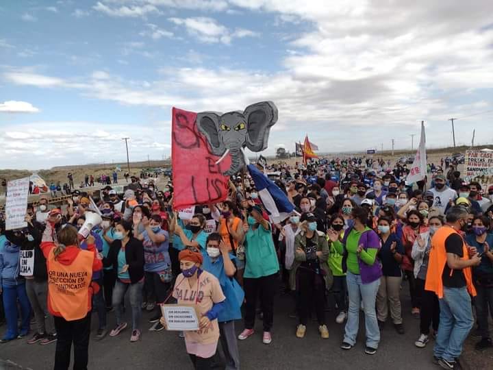 Neuquén: Cortes de ruta por el triunfo de la huelga de Salud