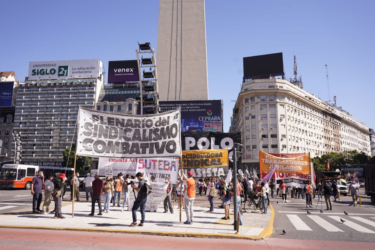 [Viernes 11, 13h.] El sindicalismo combativo se moviliza a Plaza de Mayo y en todo el país