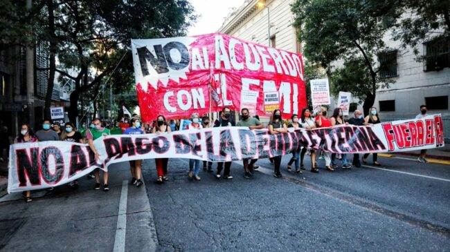 Denunciamos y repudiamos el atentado en Córdoba a la marcha contra el FMI